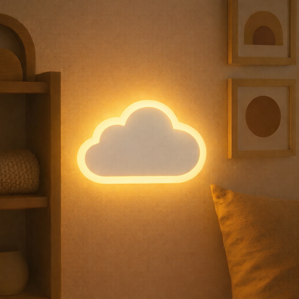 Veilleuse Murale Nuage Blanc