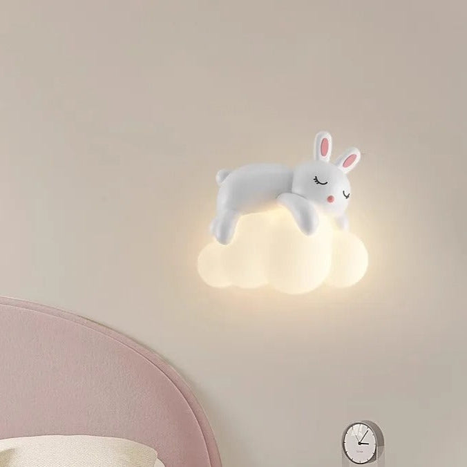 Veilleuse Murale Nuage Lapin