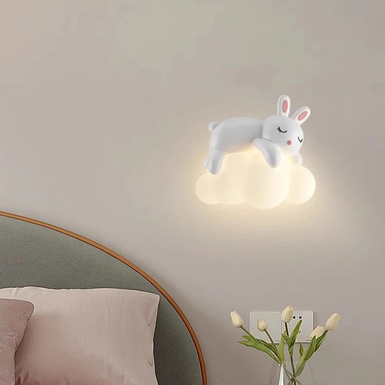 Veilleuse Murale Nuage Lapin
