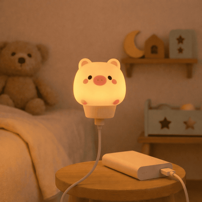 Veilleuse Nomade Cochon