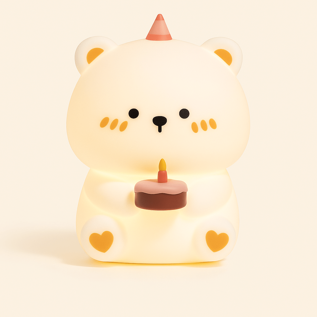 Veilleuse Ours Anniversaire