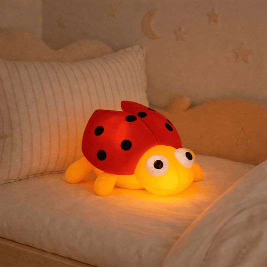 Veilleuse Peluche Coccinelle