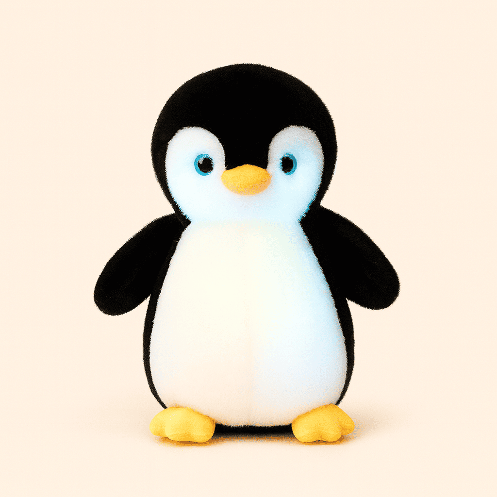 Veilleuse Peluche Pingouin