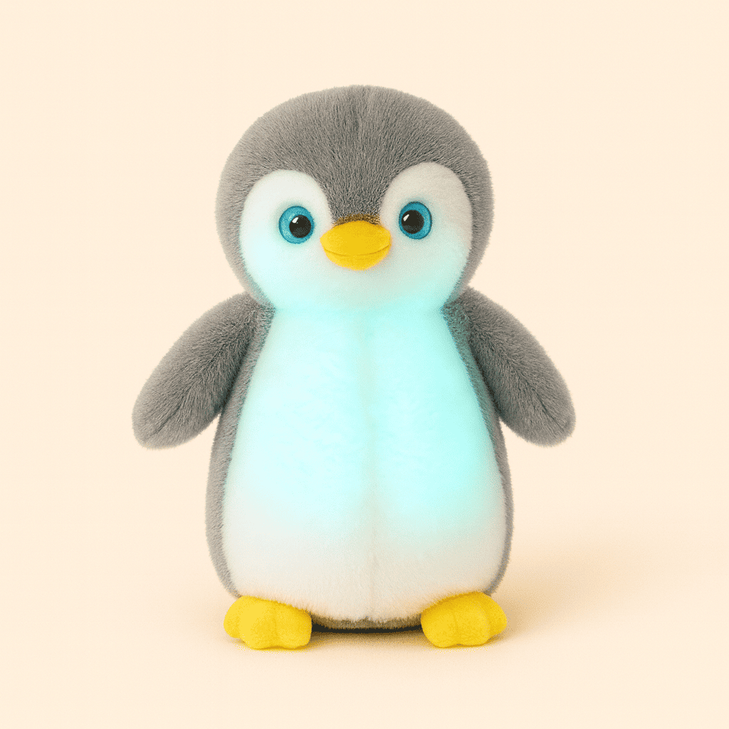 Veilleuse Peluche Pingouin