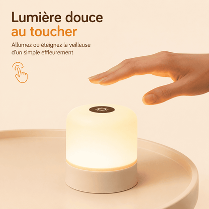 Veilleuse pour allaiter lumière douce au touche - mylumiz.com