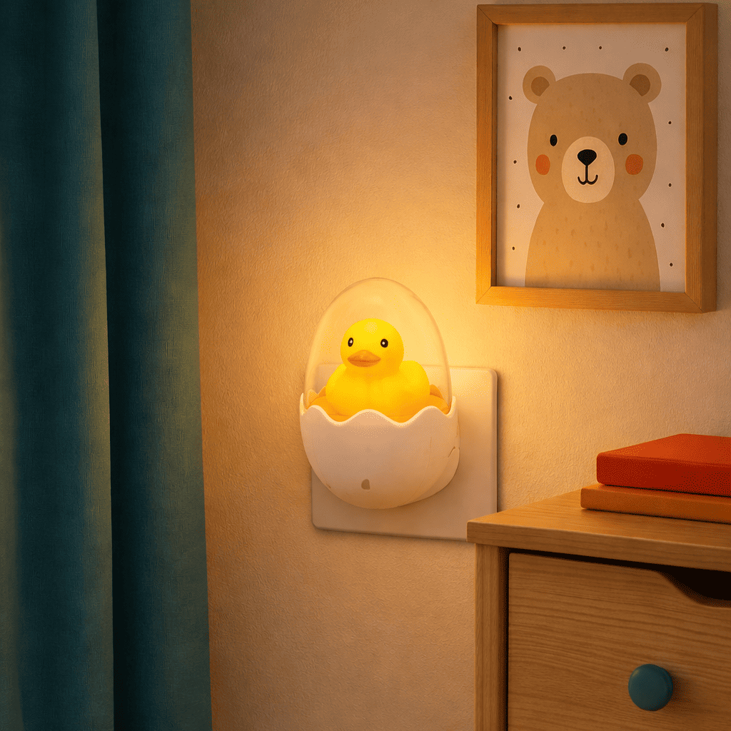 Veilleuse Poussin Sur Prise