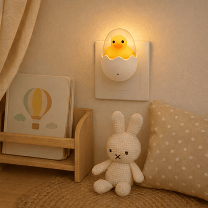 Veilleuse Poussin Sur Prise