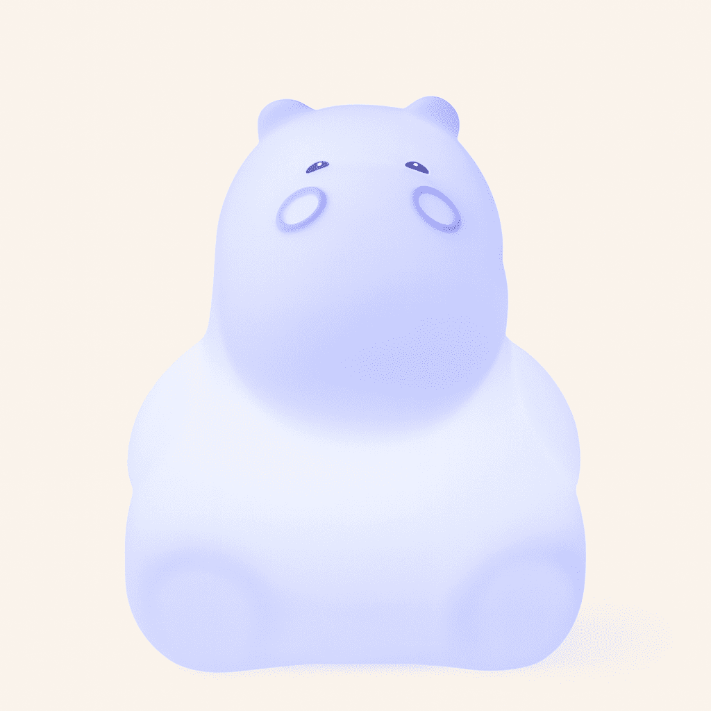 Veilleuse Rechargeable Hippopotame