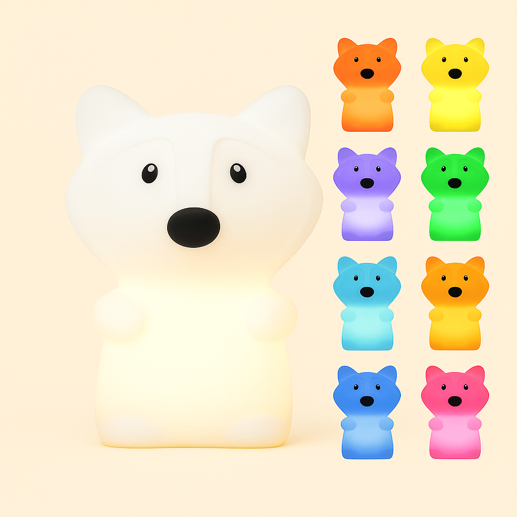 Veilleuse Renard Blanc