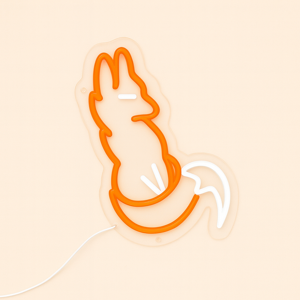 Veilleuse Renard LED Blanc