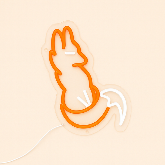 Veilleuse Renard LED Blanc