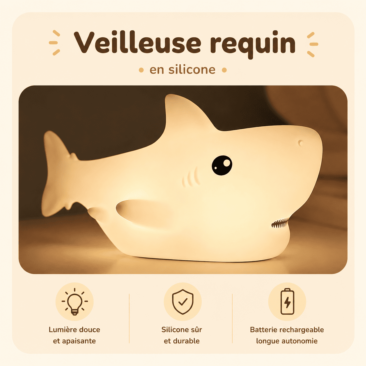 Veilleuse Requin
