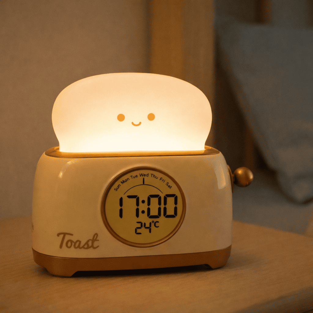Veilleuse Réveil Toaster