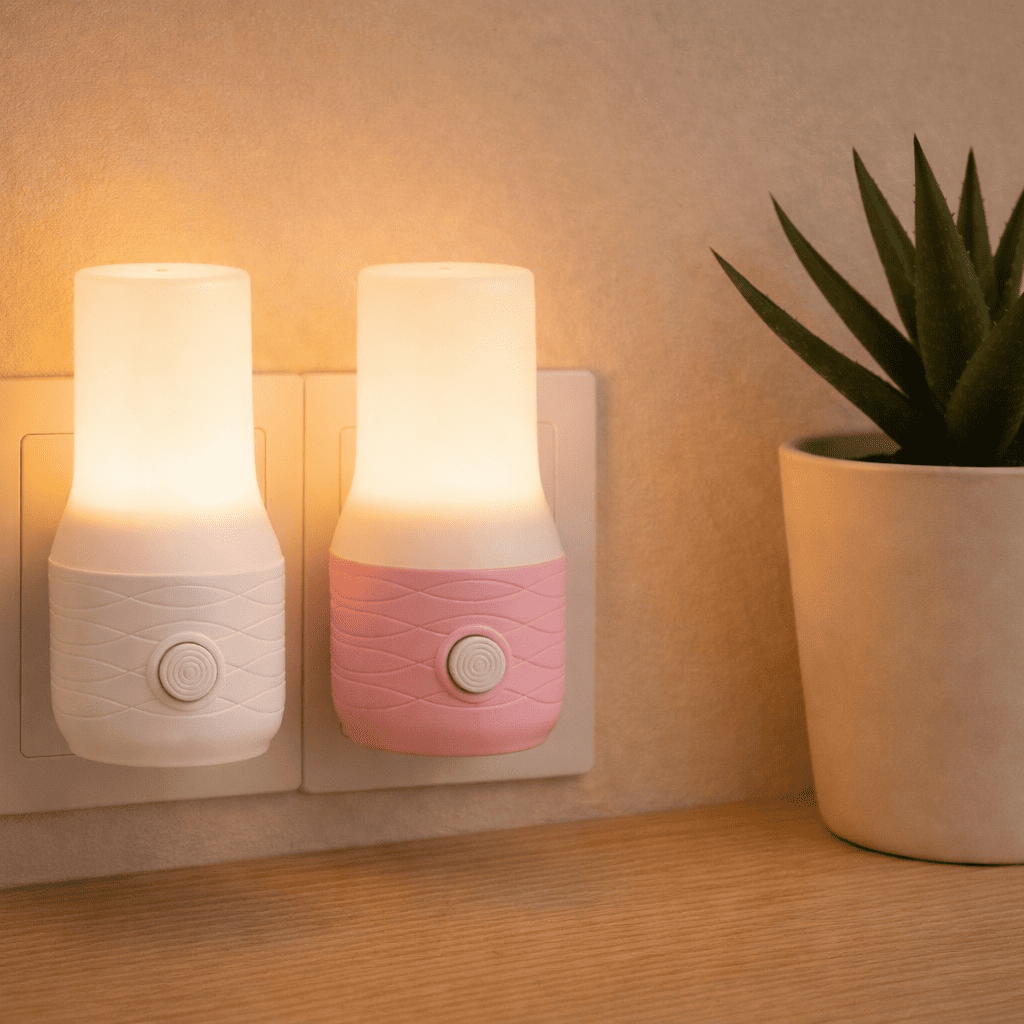 Veilleuse sur Prise avec Detecteur