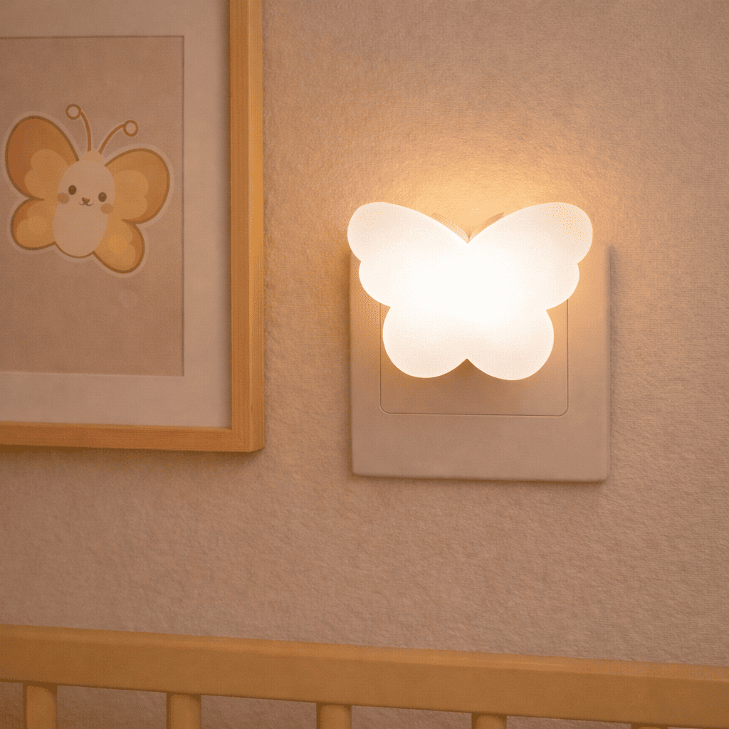 Veilleuse sur Prise Papillon