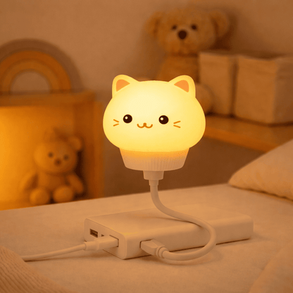 Veilleuse Transportable Chat